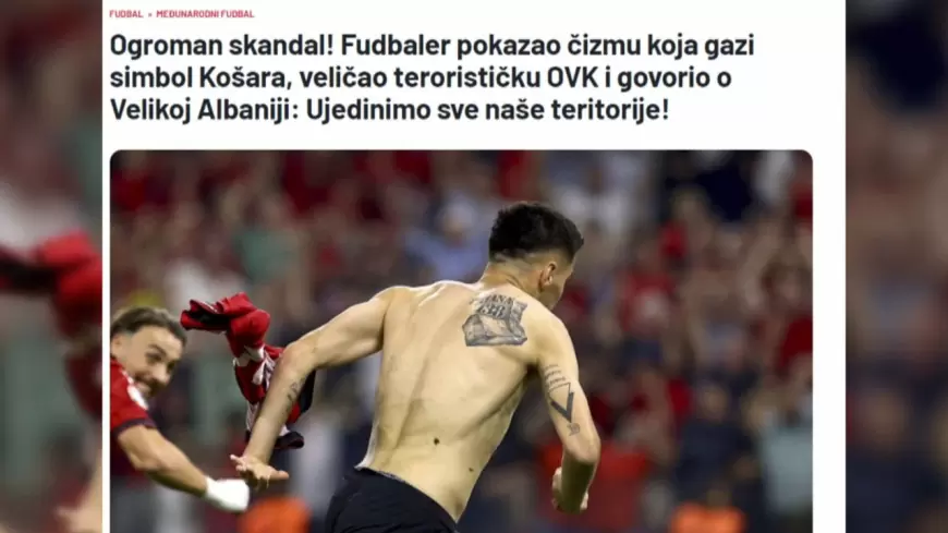 Tjetër “Provokacija” për mediat serbe, kësaj radhe e ka “fajin” tatuazhi i Dakut